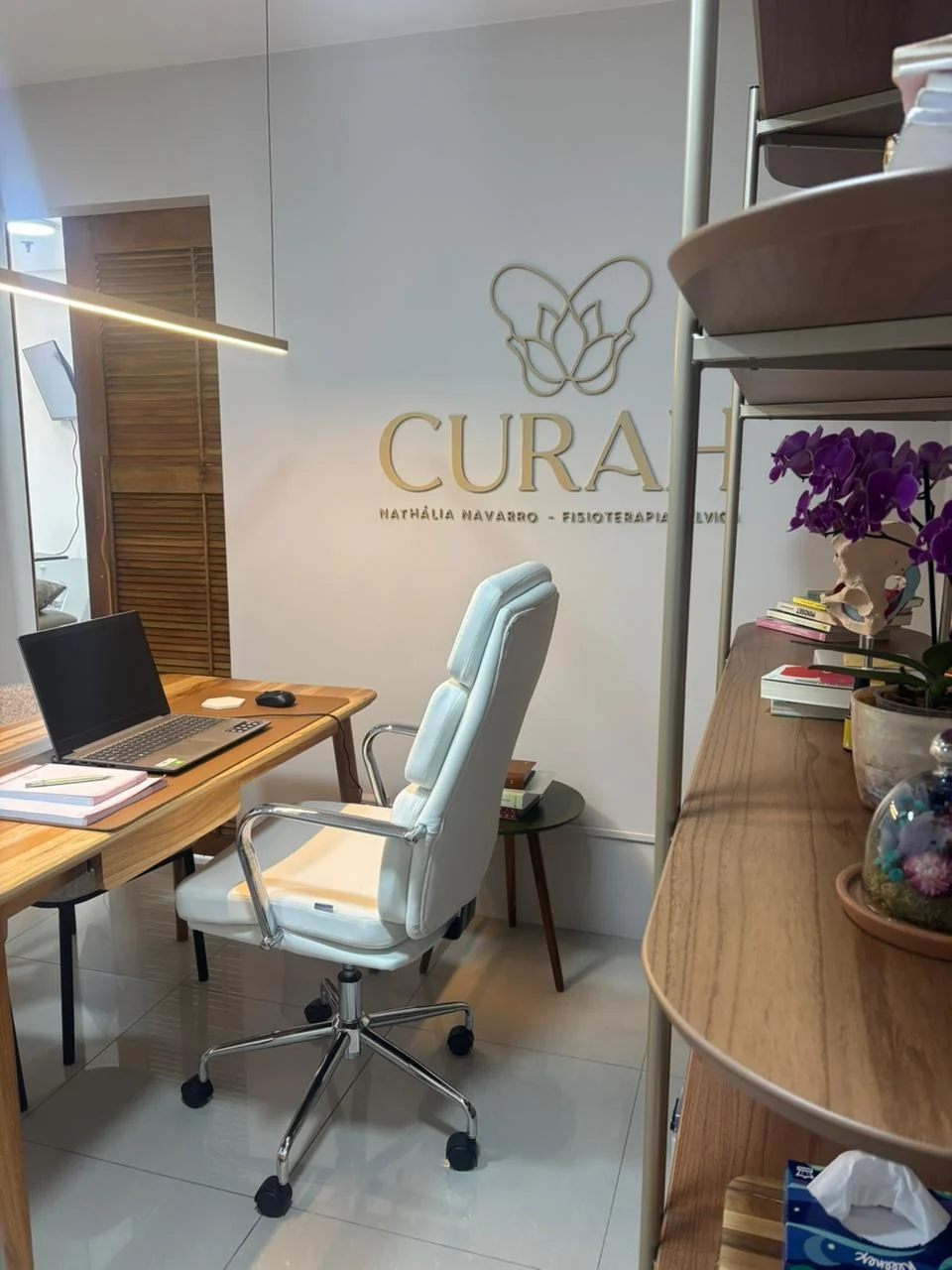 Consultório da CURAH — Fisioterapia Pélvica, em Vila Hamburguesa, São Paulo